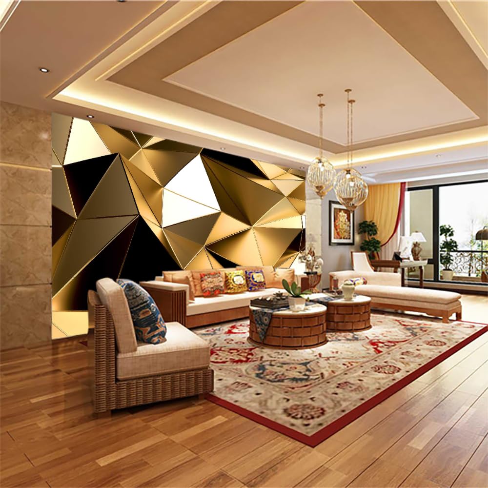 Luxury Gold Wallpaper Finish